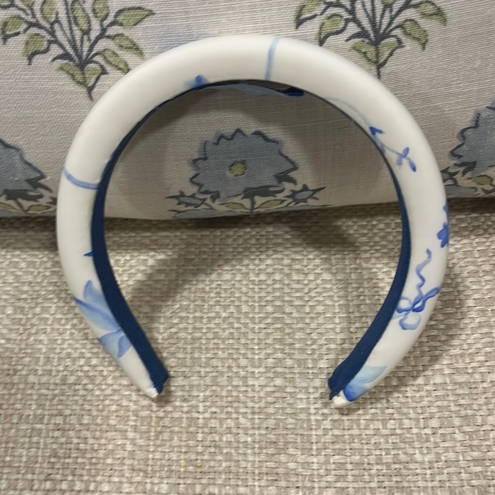 Hill House Home Headband blue botanical